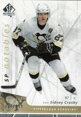 Sidney Crosby Hockey Cards 2006 SP Authentic Prices