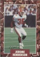 Jerome Henderson Football Cards 1991 Star Pics Prices