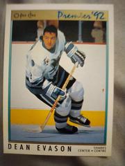 Dean Evason Hockey Cards 1992 O-Pee-Chee Premier Prices