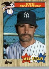 Don Mattingly [Trademark on Front] #606 Baseball Cards 1987 Topps Prices