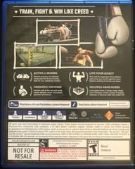 Back Cover | Creed: Rise To Glory [Not For Resale] Playstation 4