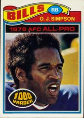 O.J. Simpson Football Cards 1977 Topps Mexican Prices
