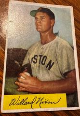 Willard Nixon #114 Baseball Cards 1954 Bowman Prices