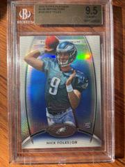 Nick Foles [Blue Refractor] #103 Football Cards 2012 Topps Platinum Prices