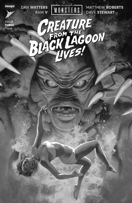 Universal Monsters: Creature from the Black Lagoon Lives! [Tedesco Sketch] #3 (2024) Comic Books Universal Monsters: Creature From The Black Lagoon Lives