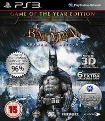 Batman: Arkham Asylum [Game Of The Year] PAL Playstation 3 Prices