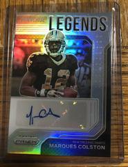 Marques Colston Football Cards 2021 Panini Prizm Franchise Legends Signatures Prices