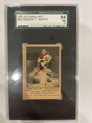 George C. Martin Hockey Cards 1951 Parkhurst Prices