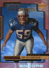 Andy Katzenmoyer #186 Football Cards 1999 Upper Deck Encore Prices