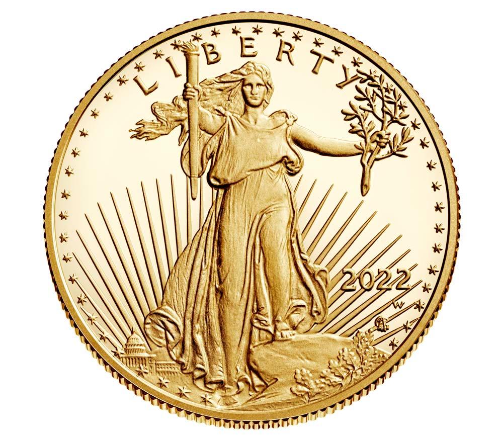 2022 W [PROOF] Coins $25 American Gold Eagle