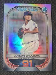 Jordan Balazovic #BTP-91 Baseball Cards 2021 Bowman Scout’s Top 100 Prices