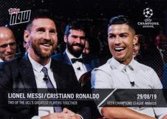 Lionel Messi, Cristiano Ronaldo Soccer Cards 2019 Topps Now UEFA Champions League Prices