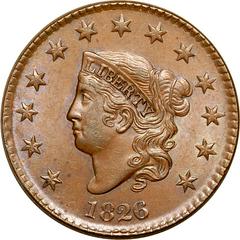 1826 Coins Coronet Head Penny Prices