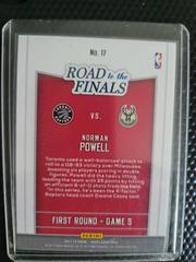 Ff | Norman Powell Basketball Cards 2018 Panini Hoops Road to the Finals