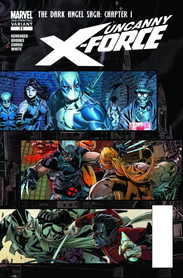 Uncanny X-Force [2nd Print Brooks] #11 (2011) Comic Books Uncanny X-Force