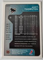 Backside | Scott Thornton Hockey Cards 2001 Upper Deck Victory