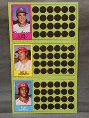 Steve Garvey, Greg Luzinski, Ken Griffey #56, 74, 91 Baseball Cards 1981 Topps Scratch Offs Prices