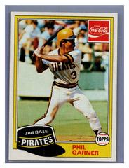 Phil Garner #5 Baseball Cards 1981 Coca Cola Prices