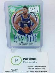 Ben Simmons [Emerald] #15 Basketball Cards 2019 Panini Illusions Mystique Prices