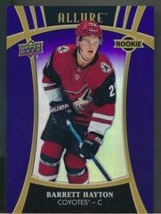 Barrett Hayton [Purple Diamond] #105 Hockey Cards 2019 Upper Deck Allure Prices