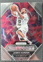 James Harden #17 Basketball Cards 2021 Panini Prizm Draft Picks Fireworks Prices