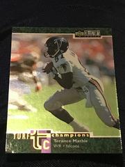 Terance Mathis #TC24 Football Cards 1997 Collector's Choice Turf Champions Prices