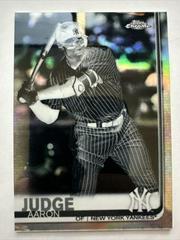 Aaron Judge [Batting Negative Refractor] #100 Baseball Cards 2019 Topps Chrome Prices