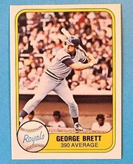 George Brett #655 Baseball Cards 1981 Fleer Prices