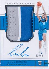 Luka Doncic [Patch Autograph] #127 Basketball Cards 2018 Panini National Treasures Prices