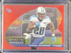 Chris Johnson [Red] #BTN-CJO Football Cards 2021 Panini Playoff Behind the Numbers Prices