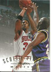 Scottie Pippen [Masters] #117 Basketball Cards 1995 Skybox E Motion Prices
