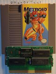 Cartridge And Motherboard | Metroid [Yellow Label] NES
