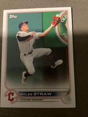 Myles Straw Baseball Cards 2022 Topps Cleveland Guardians Prices