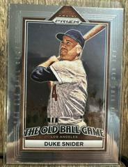 Duke Snider #OBG7 Baseball Cards 2023 Panini Prizm The Old Ball Game Prices