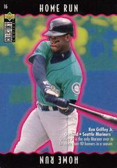 Ken Griffey Jr. [You Make, Play Homerun] #16 Baseball Cards 1996 Collector's Choice You Make Play Prices