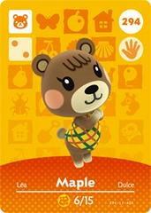 Maple #294 [Animal Crossing Series 3] Amiibo Cards Prices
