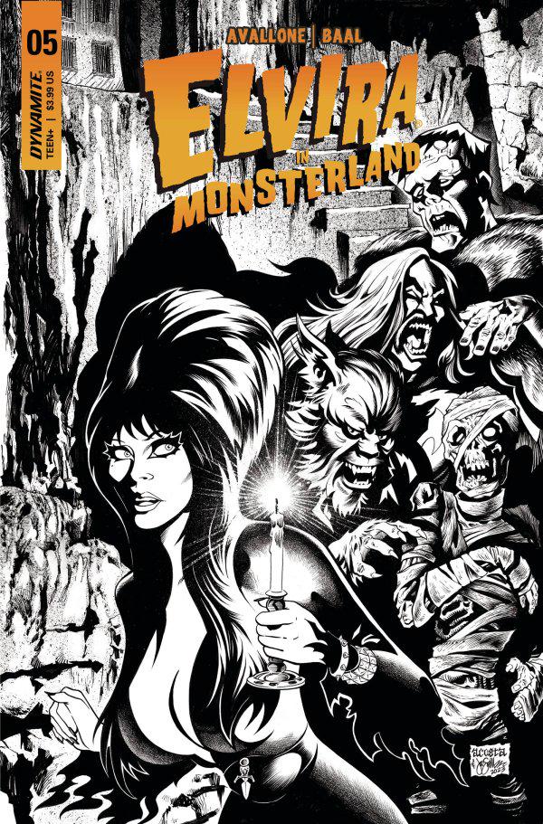 Elvira in Monsterland [Acosta Sketch] #5 (2023) Comic Books Elvira in Monsterland