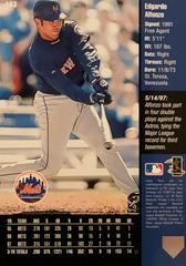Rear | Edgardo Alfonzo Baseball Cards 1998 Upper Deck