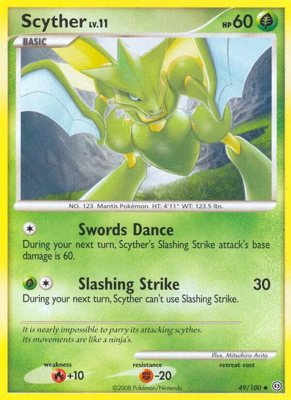 Scyther #49 Pokemon Stormfront