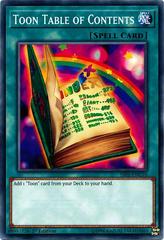 Toon Table of Contents SS01-ENC10 YuGiOh Speed Duel Starter Decks: Destiny Masters Prices