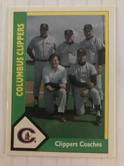 Clippers Coaches #24 Baseball Cards 1990 CMC Columbus Clippers Prices