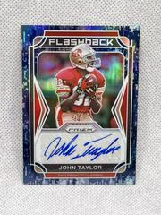 John Taylor [Navy Camo Prizm] #FA-JT Football Cards 2021 Panini Prizm Flashback Autographs Prices