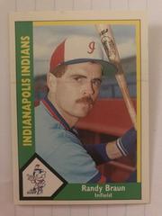 Randy Braun Baseball Cards 1990 CMC Indianapolis Indians Prices