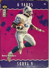 Barry Sanders Football Cards 1996 Collector's Choice Update You Make the Play Prices