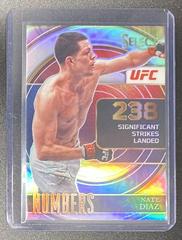 Nate Diaz [Silver] Ufc Cards 2022 Panini Select UFC Numbers Prices