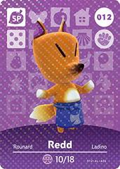 Redd #012 [Animal Crossing Series 1] Amiibo Cards Prices