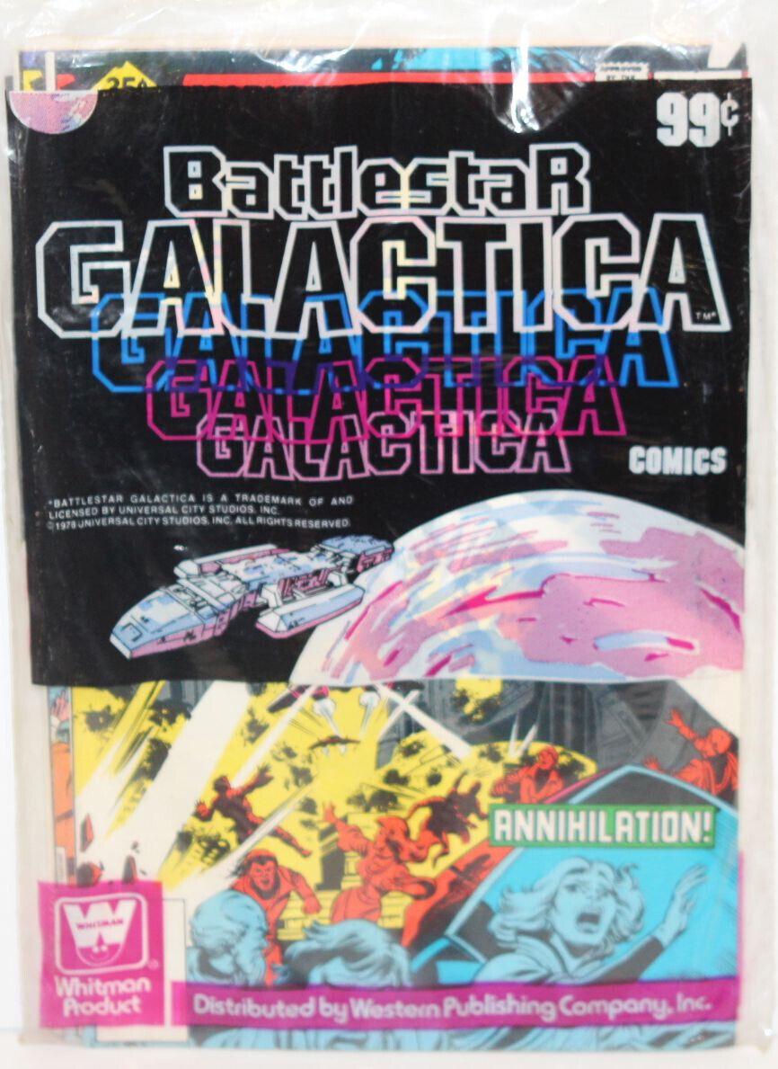 Battlestar Galactica Whitman 3 Pack #1-3 (1979) Comic Books Battlestar Galactica