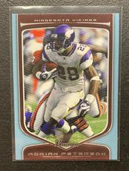 Adrian Peterson [Blue] #30 Football Cards 2009 Bowman Draft Prices