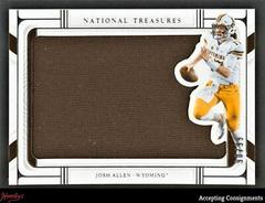 Josh Allen #SIL-JAL Football Cards 2022 Panini National Treasures Collegiate Silhouettes Prices