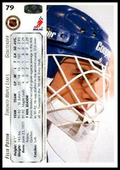 Back Of Card | Felix Potvin Hockey Cards 1992 Upper Deck